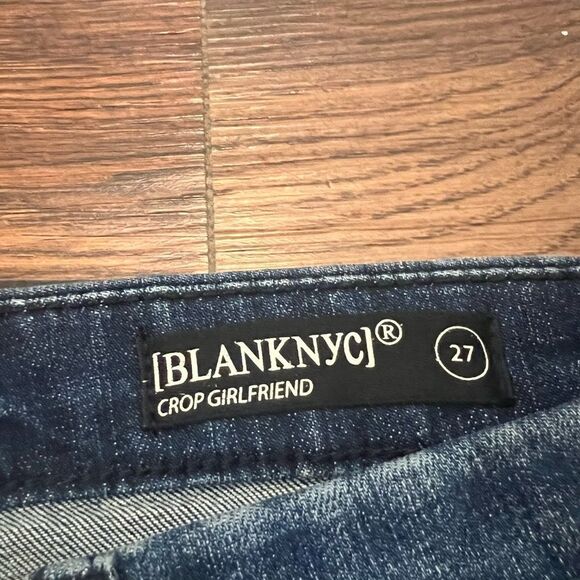 BLANKNYC Cropped Girlfriend Gemmed Jeans - Picture 6 of 13